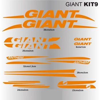 Наклейка на рамку GIANT KIT9 G-9 для MTB Горный велосипед Дорожный велосипед Велосипедные наклейки Комплект 9  5