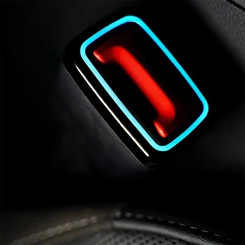 30 цветов Гнездо для ремня безопасности Рассеянный свет подходит для Audi A4 B9 A5 B9 A6 C8 Q5 2019-2021  3