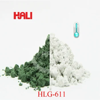 Термохромный пигмент thermochromic powder артикул: HLG-611, цвет: темно-зеленый, температура активации: 31 ° C, 1 лот = 10 грамм  4