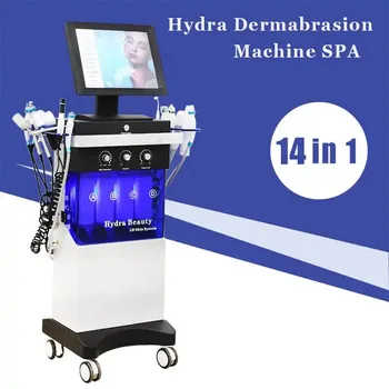 14 В 1 Машине для Алмазной Дермабразии Hydrafacial Skin Care Water Jet Aqua Facial Hydra Dermabrasion Machine SPA Салон Красоты  5