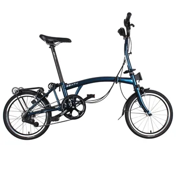 Складной велосипед 3SIXTY 6speed M-Bar S6 Chameleon Blue  5