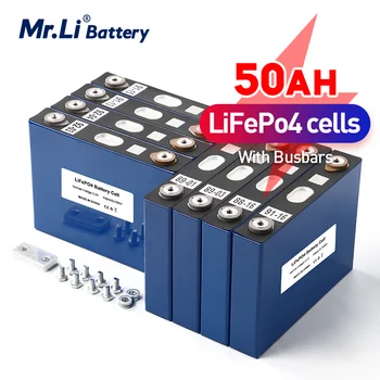 Mr.Li 3,2 В 50000mAh Lifepo4 Элементы Литий-Железо-Фосфатные 12V 50Ah Перезаряжаемые Аккумуляторные Батареи Для Сбора Солнечной Энергии  5