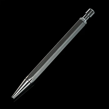 Канцелярская ручка EDC с шестигранным прессом Металлическая ручка для подписи Ручка с вращающейся резьбой Ручка для подписи Шариковая ручка  5