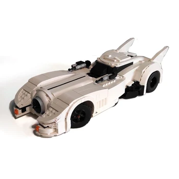 2023 НОВЫЙ MOC Combat Type Super Car Серии UCS Белый Бэтмобиль Chariot DIY Конструкторы Модель Кирпичные Игрушки Детские Для Рождественского Подарка  3