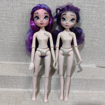 Высококачественная модная экшн-кукла princess doll BJD Doll с фиолетовыми волосами, лучший подарок для ребенка  0