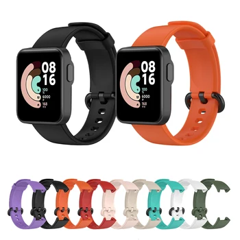 Силиконовый ремешок для Redmi Watch Sport Сменный браслет Браслет для умных часов Xiaomi Mi Watch Lite Регулируемый ремешок для часов  1