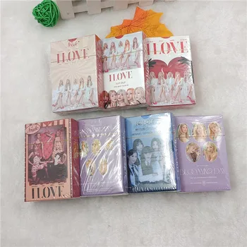 Альбом Юбилейных открыток Kpop GIDLE Lomo (G) I-DLE Girls Burn Photo Card Minnie Postcard Подарок фанатам 55 шт./компл.  2