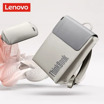 Сумка для ноутбука Lenovo для девочек 15,6 16 дюймов большой емкости, модный компьютерный износостойкий многослойный карманный рюкзак для путешествий на открытом воздухе  2