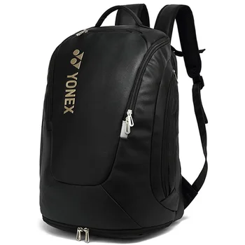 2021 Новый рюкзак для бадминтонных ракеток YONEX для женщин и мужчин, водонепроницаемая спортивная сумка из искусственной кожи для тренировок  10