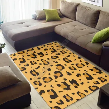 Сексуальный леопардовый ковер с 3D принтом по всему ковру, коврик для пола, противоскользящий большой ковер, украшение дома  4