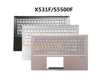 Новый ноутбук US/RU/EU/FR Чехол с Подсветкой Клавиатуры/Чехол/Оболочка для Asus vivobook 15s 15X X531 X531F X531FA S532F S5500F Серебристо-серый  10