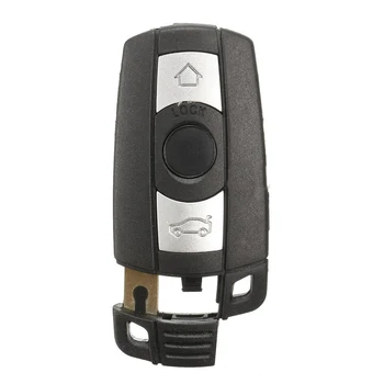 3 Кнопки дистанционного ключа Чехол Брелок Лезвие для BMW 1 3 5 6 Серии E90 E91 E92 E60  10