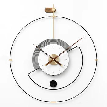 электронные настенные часы большого размера, кухонные уникальные настенные часы в скандинавском стиле, стрелки, бесшумные, с батарейным питанием, reloj pared Decoration  4