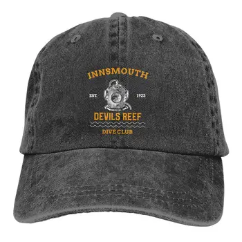 Бейсболка Innsmouth Devil Reef Dive Club, мужские ковбойские шляпы, женские кепки с козырьком, кепки для подводного плавания Snapback  10