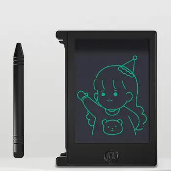 4,4-Дюймовая ЖК-доска для письма, сверхчистый экран для рукописного ввода, защита глаз, блокнот для рисования, ультратонкий детский ЖК-графический планшет для рисования  3