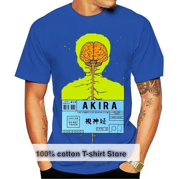 Футболка AKIRA, хлопковая мужская футболка с японской мангой  10