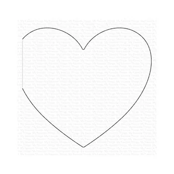 2023 Новое поступление Сердце на День Святого Валентина Металлические штампы для резки, Скрапбукинг для изготовления бумаги, рамки для тиснения, Набор карточек  5