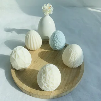 3D Форма для яиц и свечей, Силиконовые формы для свечей, Восковая скорлупа, Мыльный камень, Эпоксидно-гипсовые формы, Принадлежности для изготовления свечей, Украшения для дома своими руками  0