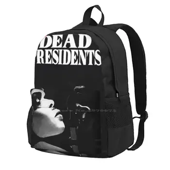 Школьная сумка для хранения мертвых президентов, студенческий рюкзак Deadpresidents Facepaint Black Hoodmovies  10