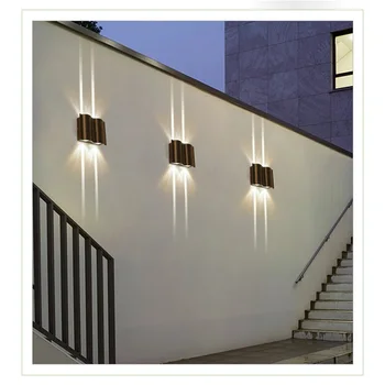 Уличное бра TEMAR с алюминиевым светодиодом, современный настенный светильник для патио, водонепроницаемый креативный декоративный светильник для крыльца, балкона, коридора  5
