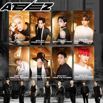 8 шт./компл. Фотокарточек Kpop ATEEZ Guerrilla Новый Музыкальный Фотоальбом K-pop ATEEZ Cards  10