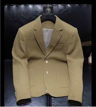 G08262 Модные Мужские Пальто и Куртки 2023 Взлетно-посадочной полосы Роскошный известный Бренд Европейский Дизайн вечерние стиль Мужская Одежда  5