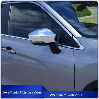 Подходит для Mitsubishi Eclipse Cross 2018 - 2021 Наружная дверь автомобиля, боковые накладки на зеркало заднего вида, рамка крышки  5
