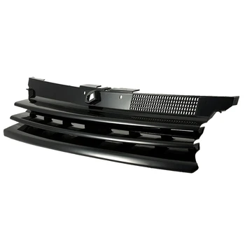Черная Автомобильная решетка Радиатора переднего капота для Фольксваген ГОЛЬФ 4 MK4 GTI R32 1997-2004 1J0853655G  5