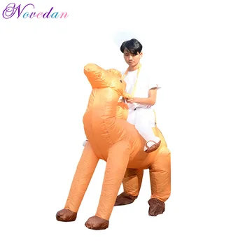 Взрослый мультяшный надувной аниме-Верблюд, костюм для представления на Хэллоуин, Косплей для детей, Женский мужской надувной костюм  5