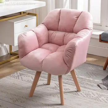 Легкий роскошный дизайн ногтей, спинка дивана, кресло для клиента, удобная домашняя гардеробная, кресло для макияжа в спальне для девочек, кресло для красоты  5