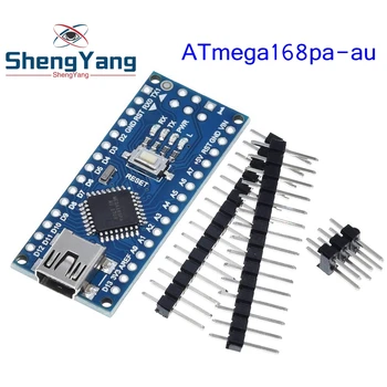 Контроллер TZT Nano Atmega168, совместимый с arduino nano Atmega168PA-AU CH340 CH340C, заменяет USB-драйвер CH340G  3