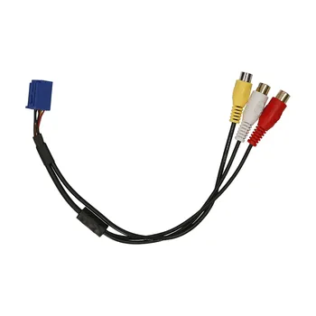 Автомобильный адаптер RCA кабель VTR 6-контактный синий A/V порт для замены Toyota  10