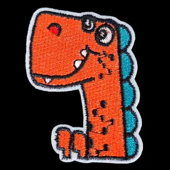 Вышивка Нашивка с животными Модный логотип динозавра Железные нашивки для одежды Аксессуары Diy 3D наклейки Странные вещи Подарки  3