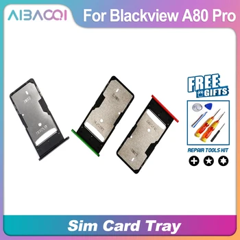 AiBaoQi Совершенно Новый Держатель Sim-карты Слот Для Sim-карты Лоток Держатель Для Смартфона Blackview A80 Pro  1