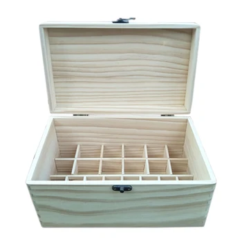 Деревянный ящик для хранения эфирных масел, органайзер на 28 слотов для масла объемом 30/10 мл  5
