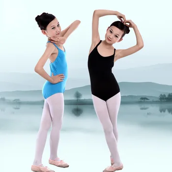 Гимнастический купальник, балетная танцевальная одежда для девочек, одежда для бальных танцев для девочек  10