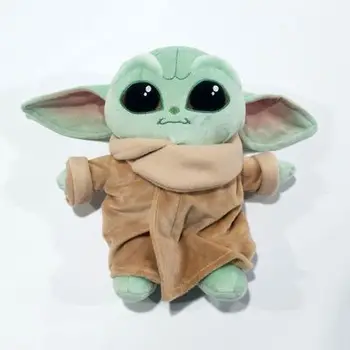 Оригинальные куклы Disney Star Wars Baby Yoda, высококачественные плюшевые игрушки, 22 см, игрушка в подарок подруге на день рождения  5