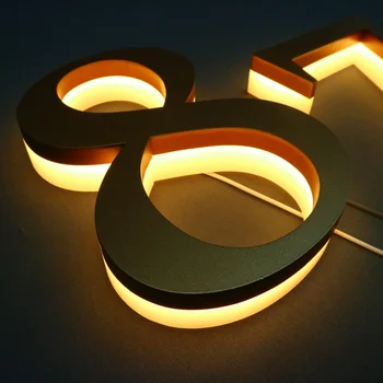 Буквы канала СИД 3D вывешивают Буквы Магазина Oudoor Изготовленные на Заказ  1