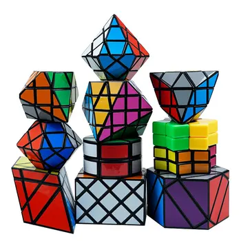 Дянь Шен, неправильной формы, Волшебный куб, Многоцветный, высокой сложности, странной формы, Обучающий Куб-головоломка для детей и взрослых  4