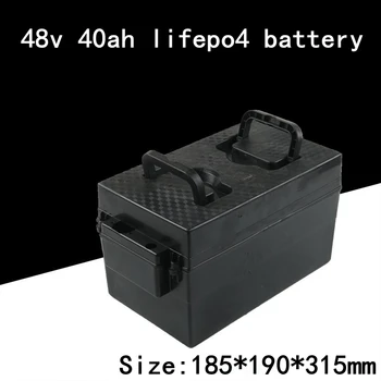 48v 40ah Lifepo4 Аккумулятор 2000W 48V Lifepo4 Baterie + 5A Зарядное Устройство для AGV Электрический Вилочный Погрузчик Трактор Штабелер Тренер Гольф-Кар RV  2