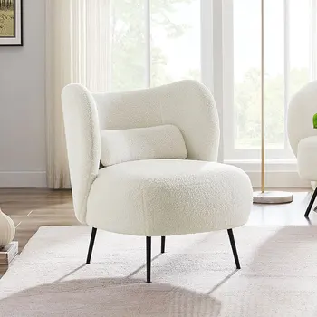 Минималистичный Односпальный диван из овечьей шерсти, современное кресло для гостиной, Дизайнерское кресло для отдыха из овечьей шерсти, Комфортная мебель для гостиной Divano  5