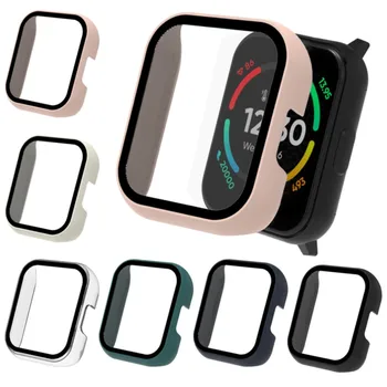 Высококачественная Защитная Крышка для экрана Подходит для часов Realme Watch S100 Glass Case + Пленка Smart Watchband Полный Защитный Чехол  4