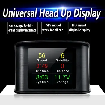 T600 HUD Головной Дисплей Универсальный GPS Спидометр с Сигнализацией превышения скорости, Сигнализацией о перенапряжении Для Легкового Автомобиля Грузовика Мотоцикла Автобуса Лодки  5