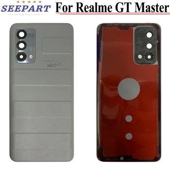 Новинка Для OPPO Realme GT Master RMX3363 Задняя Крышка Батарейного Отсека Дверца Заднего Стеклянного Корпуса Запчасти Для Ремонта Крышки Батарейного Отсека Realme GT Master  10