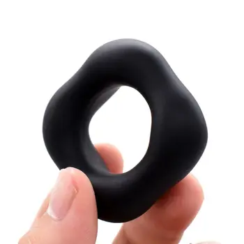 Превосходный силиконовый набор плоских колец для пениса, усиливающих эрекцию, с-кольцо для мужчин, секс-игрушки для взрослых  5
