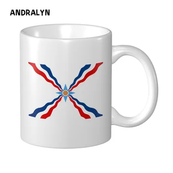 Креативное фото своими руками Кружка с Ассирийским флагом, Керамическая Кружка, Кофейные кружки, Чашка с молоком, Подарочная картинка для печати  5