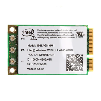 Двухдиапазонная беспроводная карта Mini PCI-E WiFi Link 300 Мбит/с для Intel 4965AGN NM1  5