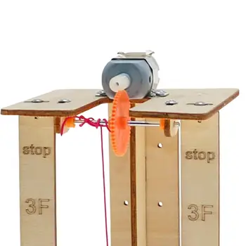 Сборка 3D пазлов, прочная технологическая игрушка, Гладкая Модель электрического подъемника 