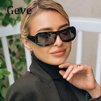 Солнцезащитные очки с плоским верхом большого размера для женщин, модные солнцезащитные очки роскошного бренда One Piece, женские модные оттенки для очков  5