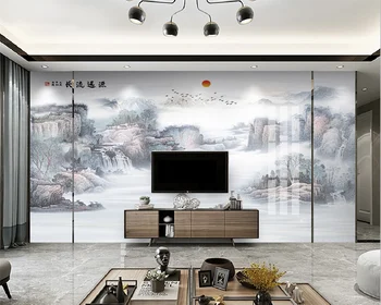 beibehang Индивидуальные современные новые обои в китайском стиле с мраморным пейзажем на заднем плане papel de parede 3d обои для рабочего стола home decor  10